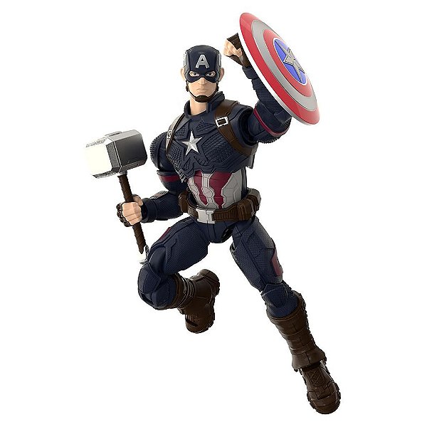 Model Kit Blokees Marvel Infinity Saga Captain America Figura Colecionável Original Lacrada