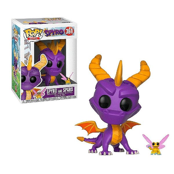 Funko Pop! Spyro the Dragon Spyro and Spark Figura Colecionável Original Lacrada