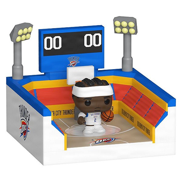 Funko Bitty Pop! NBA Shai Gilgeous and Basketball Arena Figura Colecionável Original Lacrada