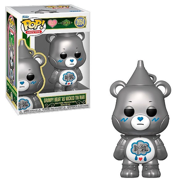 Funko Pop! Care Bears Wicked Grumpy Bear Tin Man Figura Colecionável Original Lacrada