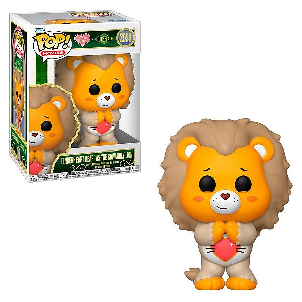 Funko Pop! Care Bears Wicked Tenderheart Bear Cowardly Lion Figura Colecionável Original Lacrada