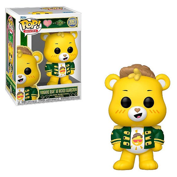 Funko Pop! Care Bears Wicked Funshine Bear Scarecrow Figura Colecionável Original Lacrada