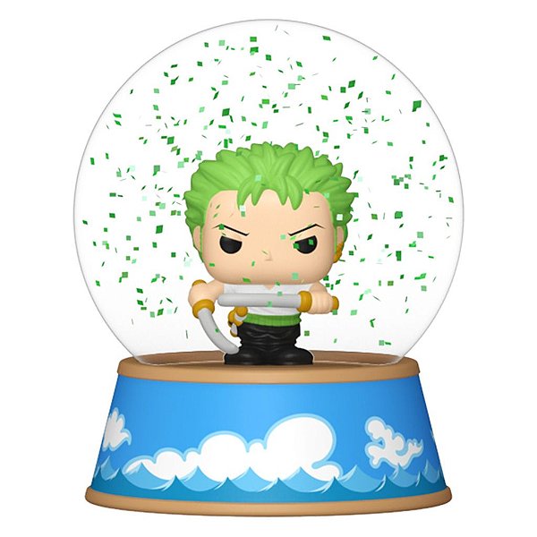 Funko Funko Minis Snow Globes One Piece Zoro Figura Colecionável Original Lacrada