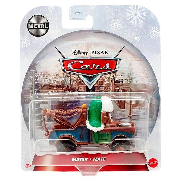Figura Mattel Disney Pixar and Cars Wintertime Mater Colecionável Original Lacrado Autêntico