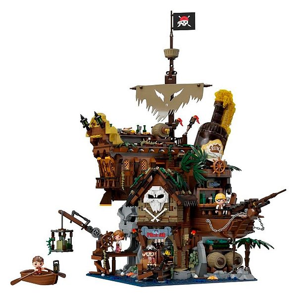 Blocos de Montar Pantasy The Pirates Pub Set 85022 Original Lacrado Colecionável