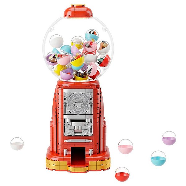 Blocos de Montar Pantasy Gumball Machine Set 85016 Original Lacrado Colecionável