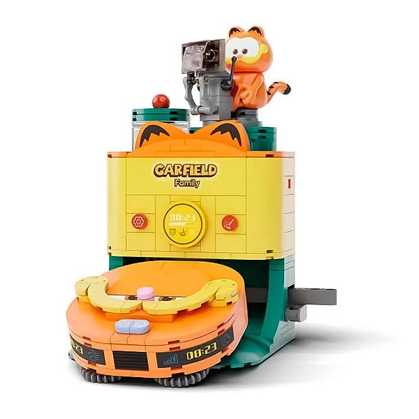 Blocos de Montar Pantasy Garfield Movie Machines Robot Vacuum Set 86823 Original Lacrado