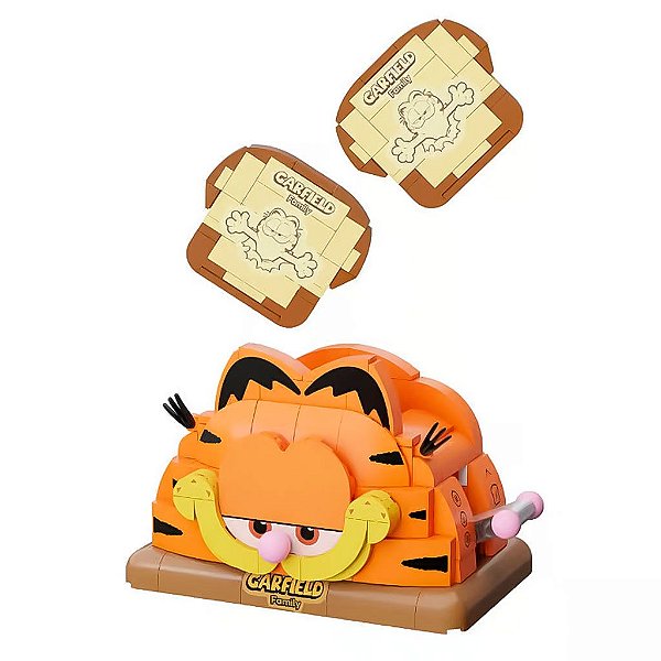 Blocos de Montar Pantasy Garfield Family Machines Toaster Set 86811 Original Lacrado Colecionável