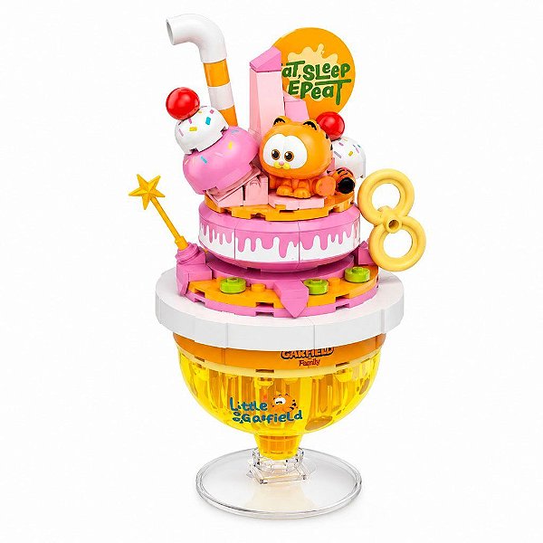 Blocos de Montar Pantasy Garfield Family Special Drink Set 86806 Original Lacrado Colecionável