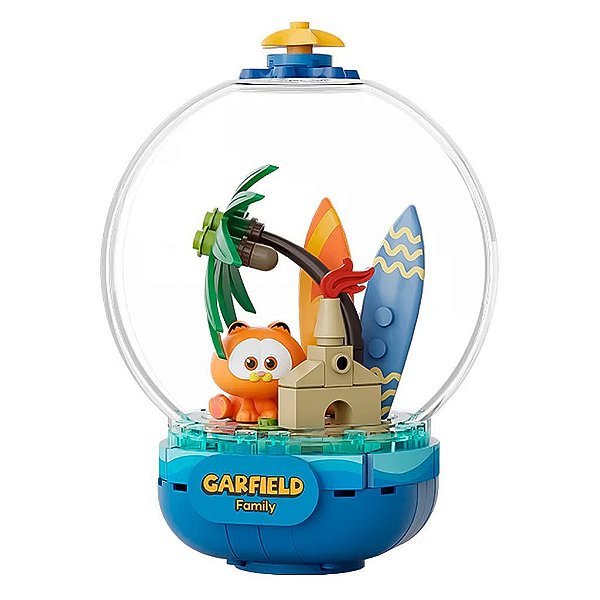 Blocos de Montar Pantasy Garfield Family Chill Island Set 86801 Original Lacrado Colecionável