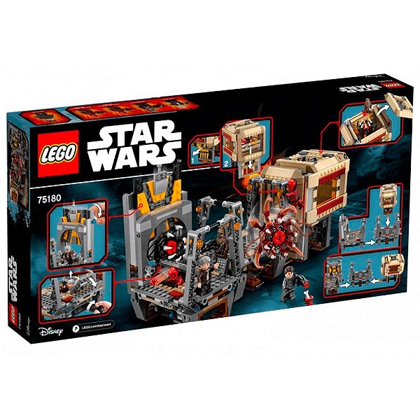 Blocos de Montar Lego Star Wars Rathtar Escape Set 75180 Original Lacrado Colecionável