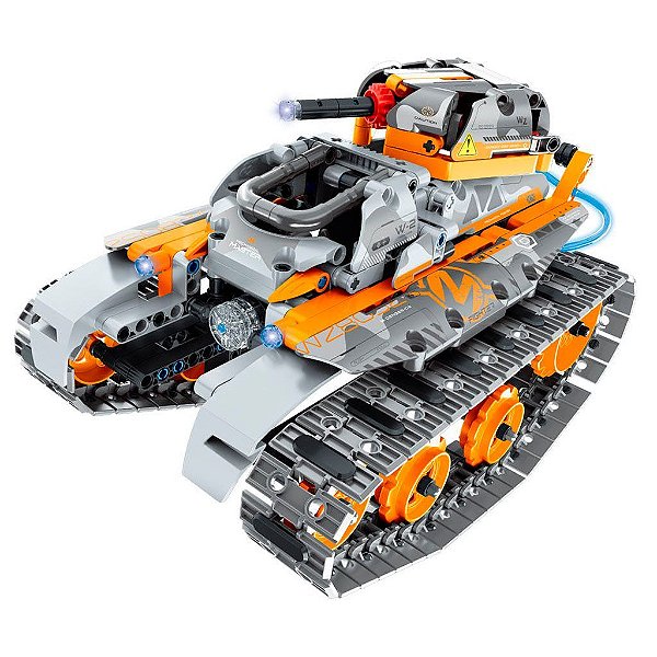 Blocos de Montar iM.Master 4-em-1 Remote Tank High Speed Stunt 554pc Original Lacrado Colecionável