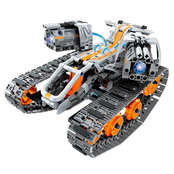 Blocos de Montar iM.Master 4-em-1 Remote Tank Building Set 604 Peças Original Lacrado Colecionável