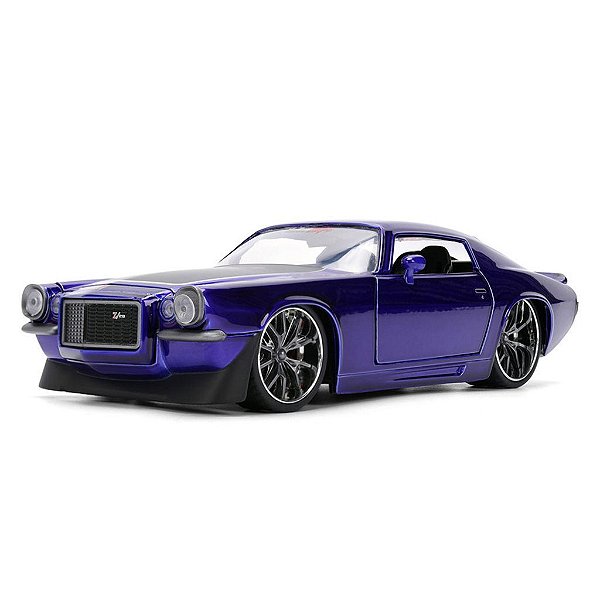 Miniatura Jada Toys Bigtime Muscle Chevrolet 1971 Camaro Escala 1:24 Diecast Original Colecionável