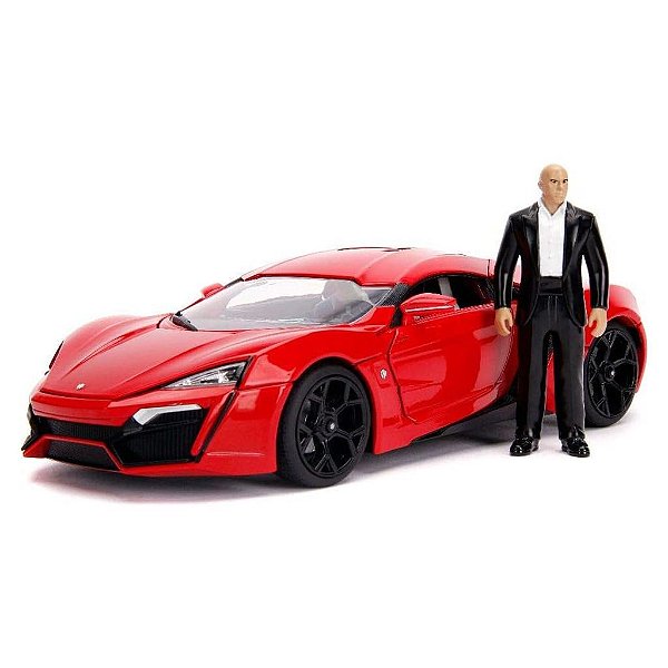 Miniatura Jada Toys Fast & Furious Kykan Hypersport Wlight & Dom Escala 1:18 Diecast Metal Original