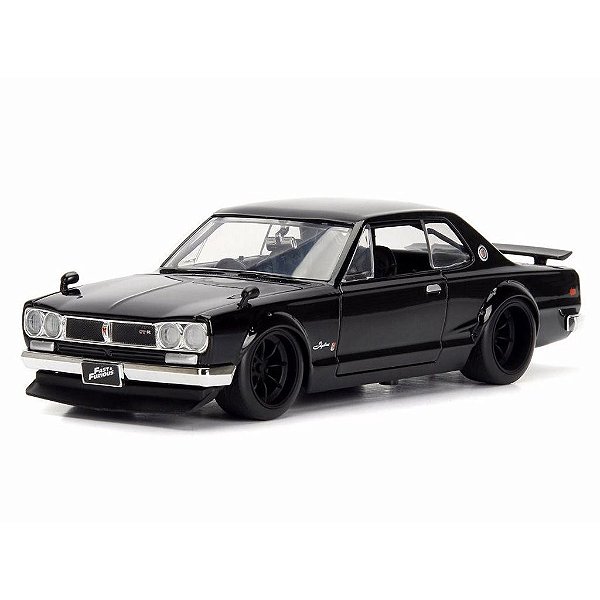 Miniatura Jada Toys Fast & Furious Brian's Nissan Skyline 200GT-R Escala 1:24 Diecast Metal Original