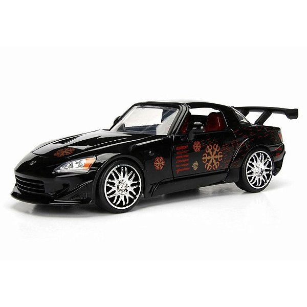 Miniatura Jada Toys Fast & Furious Jhonny's Honda S2000 Escala 1:24 Diecast Original Colecionável