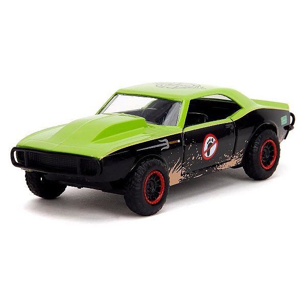 Miniatura Jada Toys Hollywood Rides TMNT 1967 Chevrolet Camaro of Road Escala 1:32 Diecast Original