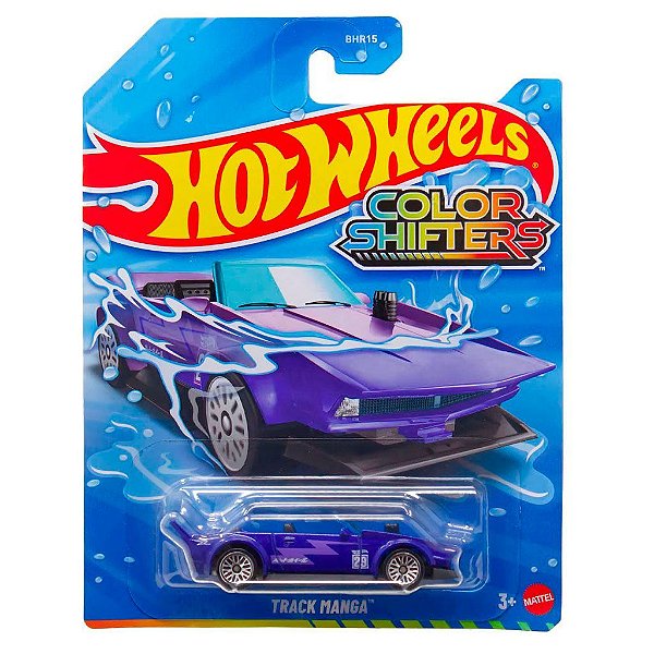 Miniatura Hot Wheels Color Shifter Track Manga JKP26 Escala 1:64 Diecast Original Colecionável