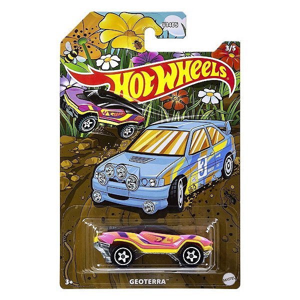 Miniatura Hot Wheels Spring Geoterra JKY39 Diecast Metal Original Colecionável Autêntica Premium