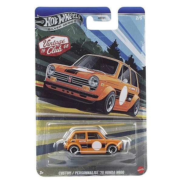 Miniatura Hot Wheels Vintage Custom 70 Honda N600 JKY27 Diecast Original Colecionável