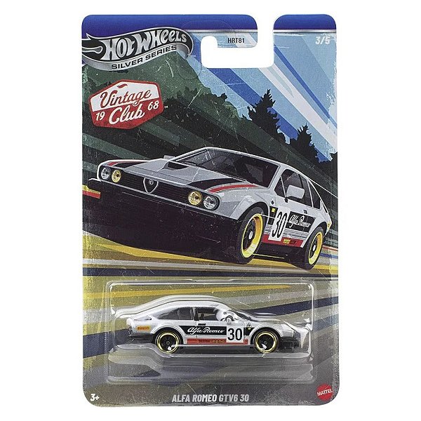 Miniatura Hot Wheels Vintage Alfa Romeo Gt V6 JKY30 Diecast Original Colecionável