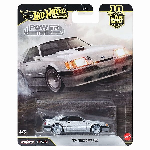 Miniatura Hot Wheels Premium Culture Legends 84 Mustang Svo JKF31 Diecast Original Colecionável