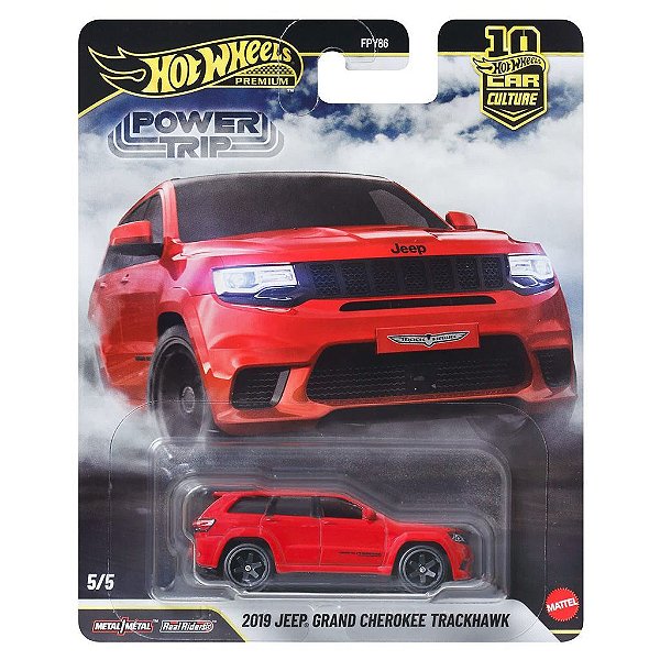 Miniatura Hot Wheels Premium Culture Legends 2019 Jeep Grand JKF28 Diecast Original Colecionável