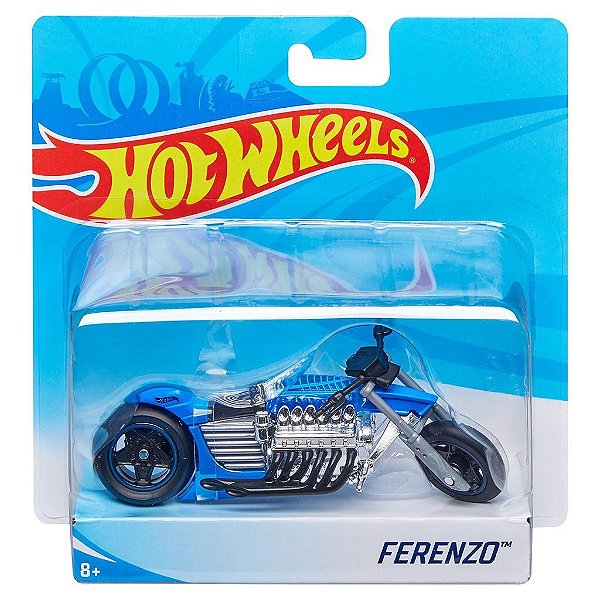 Miniatura Hot Wheels Moto Ferenzo JFB56 Escala 1:18 Diecast Original Colecionável