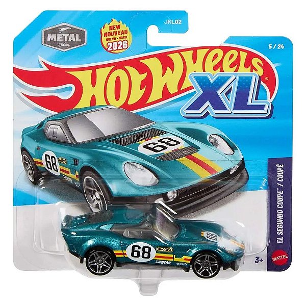 Miniatura Hot Wheels Xl 2626 New El Segundo Coupe JKL13 Diecast Original Colecionável