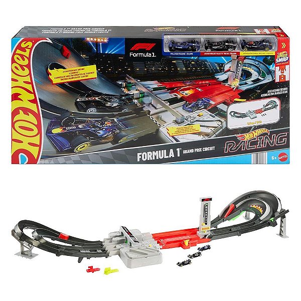 Miniatura Hot Wheels Racing Formula 1 Grand Prix Circuit JLB13 Diecast Original Colecionável