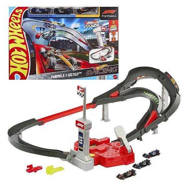 Miniatura Hot Wheels Racing Formula 1 Starter Set JDY15 Diecast Original Colecionável