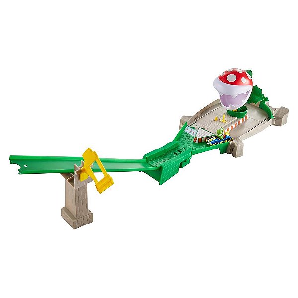 Miniatura Hot Wheels Set Mario Kart Planta Piranha HLN43 Diecast Original Colecionável