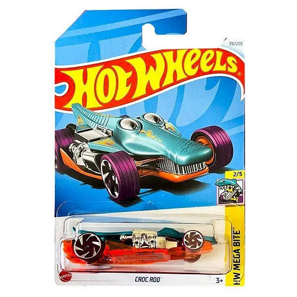 Miniatura Hot Wheels Croc Rod HTC02 Diecast Metal Original Colecionável Autêntica Premium