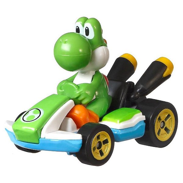 Miniatura Hot Wheels Mario Kart Yoshi Diecast Metal Original Colecionável Autêntica Premium