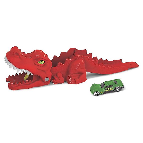 Miniatura Hot Wheels City Dino Launcher GVF42 Diecast Metal Original Colecionável Autêntica Premium