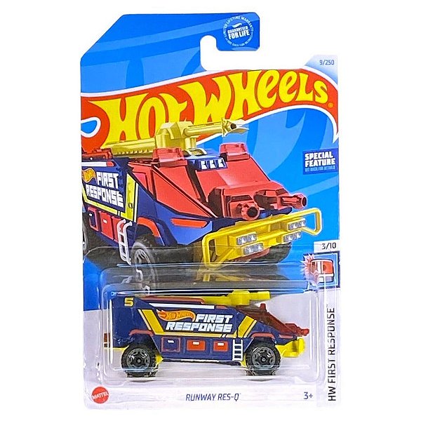 Miniatura Hot Wheels Runway Res-q L HTB57 Diecast Metal Original Colecionável Autêntica Premium