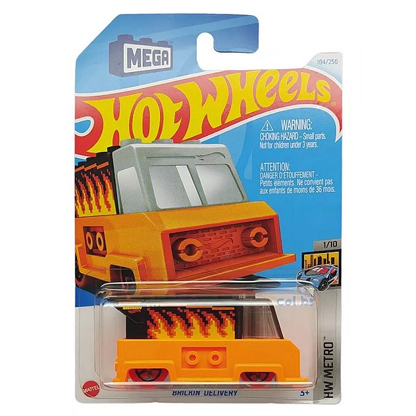 Miniatura Hot Wheels Brickin Delivery HTB13 Diecast Metal Original Colecionável Autêntica Premium