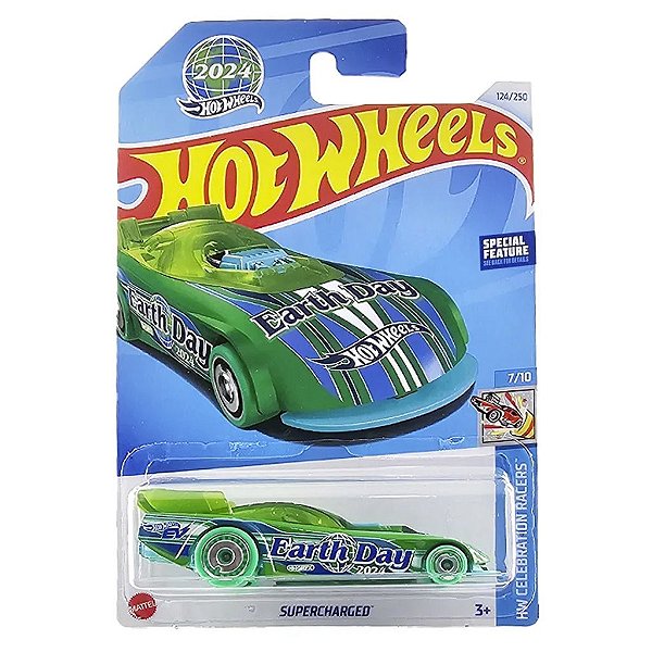 Miniatura Hot Wheels Super Charged L. HTB00 Diecast Metal Original Colecionável Autêntica Premium