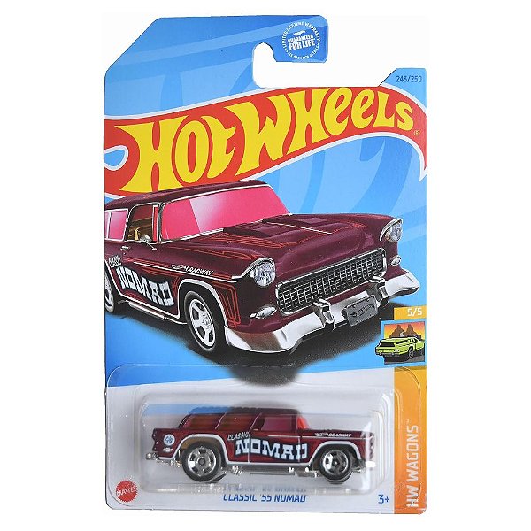 Miniatura Hot Wheels Classic'55 Nomad HKH73 Diecast Metal Original Colecionável Autêntica Premium