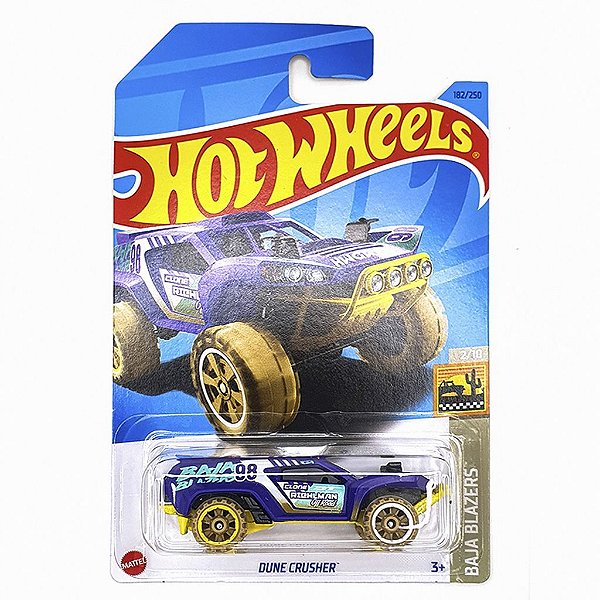 Miniatura Hot Wheels Dune Crusher HKJ58 Diecast Metal Original Colecionável Autêntica Premium