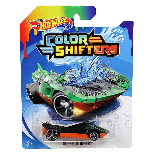 Miniatura Hot Wheels Color Shifter Super STInger BHR19 Escala 1:64 Diecast Original Colecionável