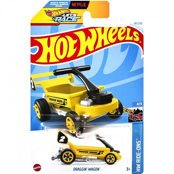 Miniatura Hot Wheels Draggin'wagon HTF21 Diecast Metal Original Colecionável Autêntica Premium