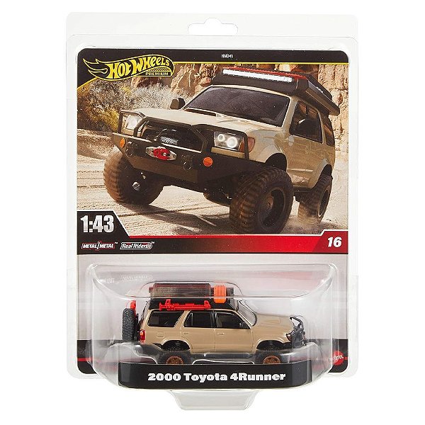 Miniatura Hot Wheels Premium Real Riders 2000 Toyota 4runner Escala 1:43 Diecast Metal Original