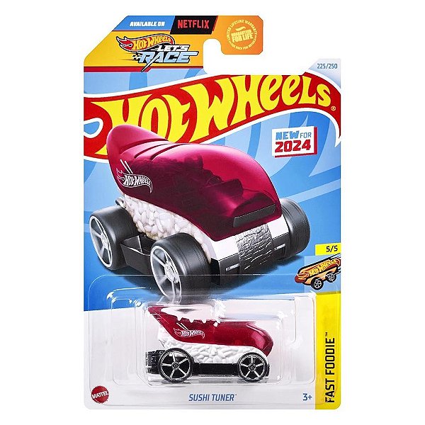 Miniatura Hot Wheels Sushi Turner HRY88 Diecast Metal Original Colecionável Autêntica Premium