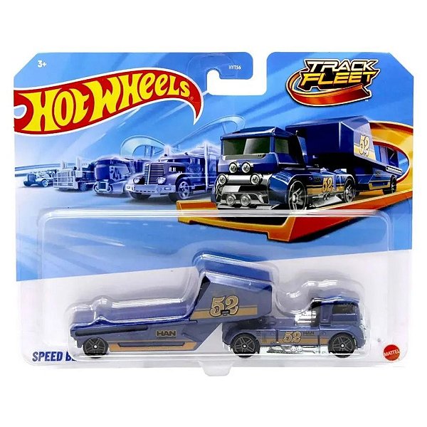 Miniatura Hot Wheels Track Fleet Speed Blaster JCM63 Diecast Original Colecionável