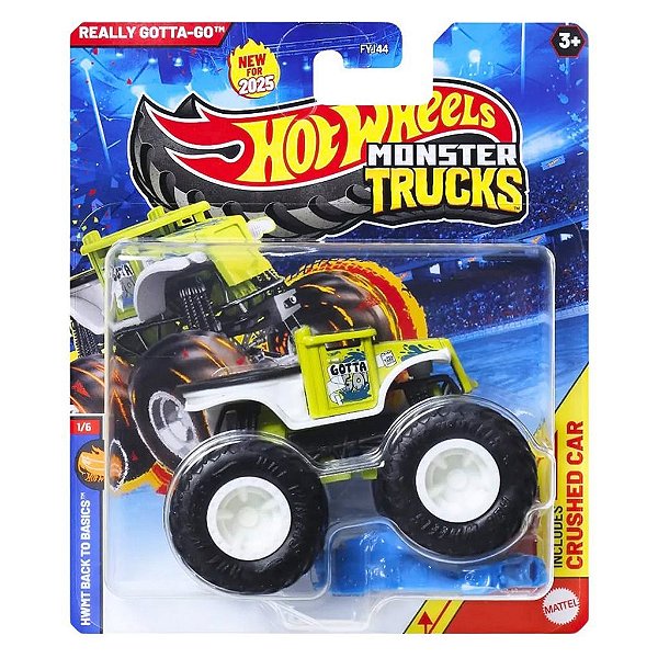 Miniatura Hot Wheels Monster Truck Really Gotta -go JCD65 Diecast Original Colecionável