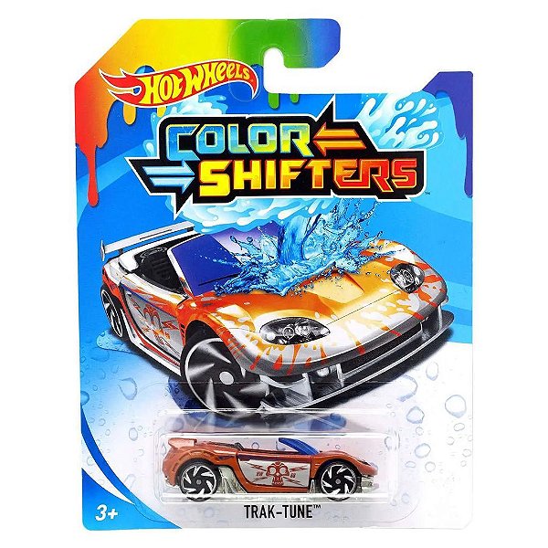 Miniatura Hot Wheels Color Shifter Trak Tune JDN32 Escala 1:64 Diecast Original Colecionável