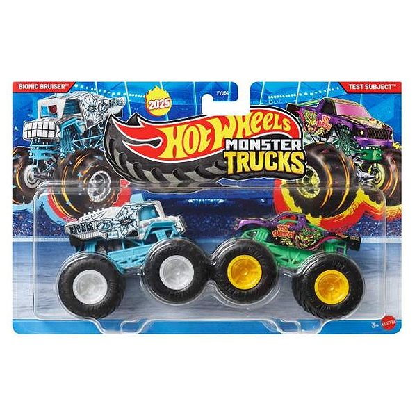 Miniatura Hot Wheels Monster Truck Bionic Bruiser Tes JCC68 Diecast Original Colecionável