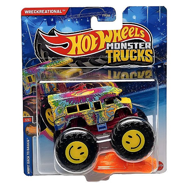 Miniatura Hot Wheels Monster Truck Wrecreational JDP81 Diecast Original Colecionável